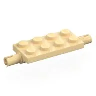 Plate Special 2 x 4 with Pins, Reinforced, Tan