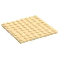 Plate 8 x 8, Tan