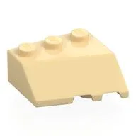 Brick Wedged, Sloped 45° 3 x 3 Left, Tan