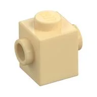 Brick Special 1 x 1 with Studs on 2 Sides, Tan