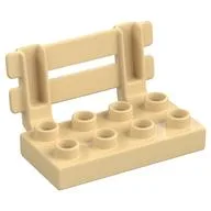 Duplo Fence/Bench 2 x 4, Tan