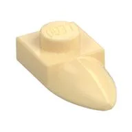 Plate Special 1 x 1 with Tooth, Tan
