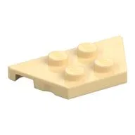 Wedge Plate 2 x 4, Tan
