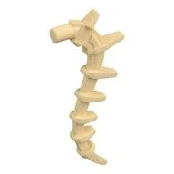 Plant / Creature Body Part, Vine / Tail / Tentacle / Bionicle Spine, Spiky, Tan