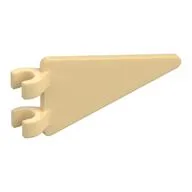 Flag 2 x 4 Triangle, Tan