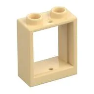 Window 1 x 2 x 2 Flat Front, Tan