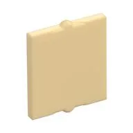 Glass for Window 1 x 2 x 2 Flat, Tan