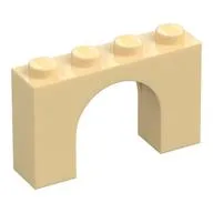 Brick Arch 1 x 4 x 2, Tan