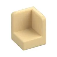 Panel 1 x 1 x 1 Corner, Tan