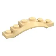 Wheel Arch, Mudguard, 1 1/2 x 6 x 1 [Arch Extended], Tan