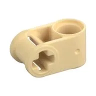 Technic Axle and Pin Connector Perpendicular, Tan