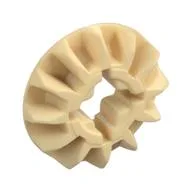 Technic Gear 12 Tooth Bevel, Tan