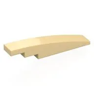Brick Curved 1 x 6, Tan