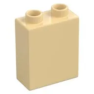 Duplo Brick 1 x 2 x 2 with Bottom Tube, Tan
