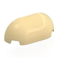 Brick Round, Curved Triple 1 x 3 x 1, Tan