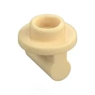Plate Special Round 1 x 1 with Hollow Stud and Bar on Underside - Long Space, Tan