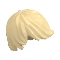 Hair Tousled with Side Part, Tan