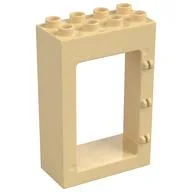 Duplo Door Frame 2 x 4 x 5, Tan