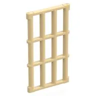 Door Grill 1 x 4 x 6, Tan