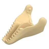 Animal Body Part, Dinosaur, Tyrannosaurus Rex Lower Jaw [Plain], Tan