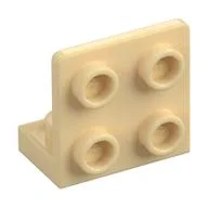 Bracket 1 x 2 - 2 x 2 Inverted, Tan