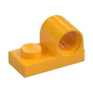 Plate Special 1 x 2 with Pin Hole on Top, Bright Light Orange