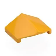 Brick Sloped 33° 2 x 2 Double / Inverted, Bright Light Orange