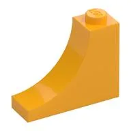 Brick Curved 1 x 3 x 2 Inverted [Inside Bow], Bright Light Orange