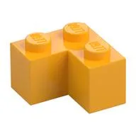 Brick 2 x 2 Corner, Bright Light Orange