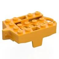 Vehicle Base, Roller Coaster Car 4 x 5, Bright Light Orange