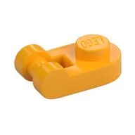 Plate Special 1 x 1 Rounded with Handle, Bright Light Orange