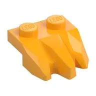 Plate Special 2 x 3 with Rocks, Bright Light Orange