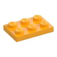 Plate 2 x 3, Bright Light Orange