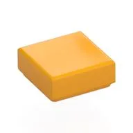 Tile 1 x 1 with Groove, Bright Light Orange