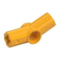 Technic Axle and Pin Connector Angled #3 - 157.5°, Bright Light Orange