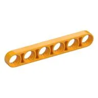 Technic Beam 1 x 6 Thin, Bright Light Orange