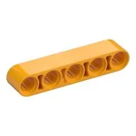 Technic Beam 1 x 5 Thick, Bright Light Orange