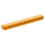 Technic Beam 1 x 11 Thick, Bright Light Orange