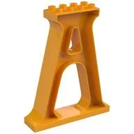 Duplo Support / Column / Girder, Bright Light Orange