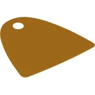 Neckwear Cape, Straight Bottom, One Top Hole [Spongy Stretchable Fabric], Bright Light Orange
