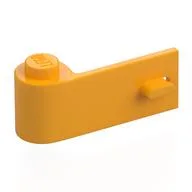 Door 1 x 3 x 1 Left, Bright Light Orange