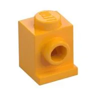 Brick Special 1 x 1 with Headlight, Bright Light Orange