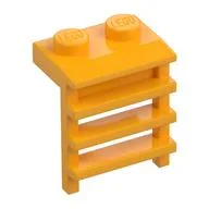 Plate Special 1 x 2 with Ladder, Bright Light Orange