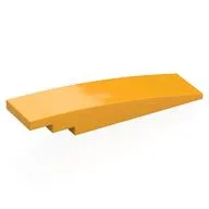Brick Curved 8 x 2 No Studs, Bright Light Orange