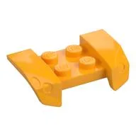 Mudguard 2 x 4 with Molded Headlights, Bright Light Orange