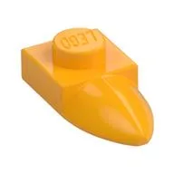 Plate Special 1 x 1 with Tooth, Bright Light Orange