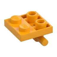 Plate Special 2 x 2 with Horizontal T-Bar Underneath, Bright Light Orange