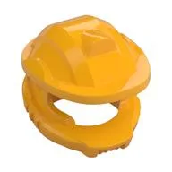 Helmet Space, Flat, Bright Light Orange