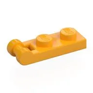 Plate Special 1 x 2 with Handle on End [Closed Ends], Bright Light Orange