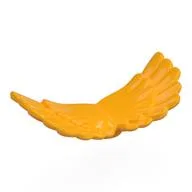 Animal / Creature Body Part, Wings Double Layer with Anti-Stud, Bright Light Orange